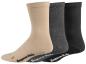 Preview: 4 Paar TippTexx 24 Gesundheitssocken EXTRA-BREITE & WEITE Socken für viele Problemfüße