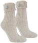 Preview: 2 Paar TippTexx 24 Trachtensocken mit Edelweiß Pin