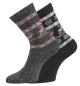 Preview: 2 Paar TippTexx 24 Wollsocken mit Alpaka-Wolle Skandinavien Style