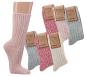 Preview: 3 Paar TippTexx 24 Damen Norwegersocken in schönen Pastellfarben