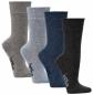 Preview: 6 Paar TippTexx 24 weiche Bambus Socken in Melange-Farben