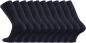 Preview: 10 Paar TippTexx 24 Unisex Gesundheits-Socken ohne Gummidruck