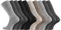 Preview: 10 Paar TippTexx 24 Unisex Gesundheits-Socken ohne Gummidruck