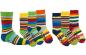 Preview: 6 Paar TippTexx 24 Kinder ABS Stoppersocken Gute Laune Ringel