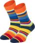 Preview: 6 Paar TippTexx 24 Kinder Socken Gute Laune Ringel