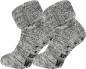 Preview: 2 Paar TippTexx 24 THERMO-Wollsocken mit ABS Stopper & Innenfrottee
