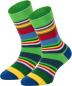 Preview: 6 Paar TippTexx 24 Kinder Socken Gute Laune Ringel