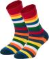 Preview: 6 Paar TippTexx 24 Kinder Socken Gute Laune Ringel