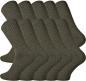 Preview: 10 Paar TippTexx 24 Sportsocken, Bundeswehrsocken, Jagdsocken, khaki olivgrün