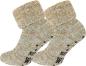 Preview: 2 Paar TippTexx 24 THERMO-Wollsocken mit ABS Stopper & Innenfrottee