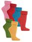 Preview: 2 Paar TippTexx 24 farbenfrohe 100% Wollsocken mit Alpaka