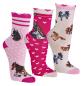 Preview: 6 Paar TippTexx 24 Kinder Socken Romantik Pferd
