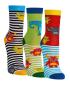 Preview: 6 Paar TippTexx 24 Kinder Socken Freche Monster