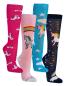 Preview: 6 Paar TippTexx 24 Kinder Kniestrümpfe Einhorn