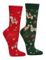 Preview: 2 Paar TippTexx 24 lustige Weihnachts-Socken Alpaka