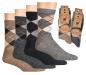 Preview: 6 Paar TippTexx 24 warme Alpaka-Socken im Karo-Design
