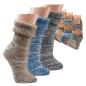 Preview: 2 Paar TippTexx 24 THERMO-Wollsocken, extra warme und weiche Umschlagsocken