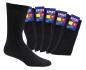Preview: 10 Paar TippTexx 24 Sportsocken schwarz, Herren und Damen, schwere Qualität