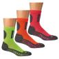 Preview: 2 Paar TippTexx 24 COOLMAX Sport Trekkingsocken in Neon-Farben