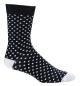 Preview: 6 Paar TippTexx 24 Damensocken Black & White