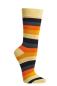 Preview: 6 Paar TippTexx 24 geringelte Trend Socken mit Bio Baumwolle