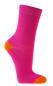 Preview: 6 Paar TippTexx 24 Kinder Socken, handgekettelt, Gute Laune Farben