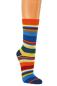 Preview: 6 Paar TippTexx 24 THERMO Kindersocken Gute Laune Ringel