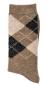 Preview: 6 Paar TippTexx 24 warme Alpaka-Socken im Karo-Design