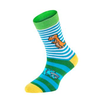 Preview: 6 Paar TippTexx 24 Kinder Socken Lustige Dinos