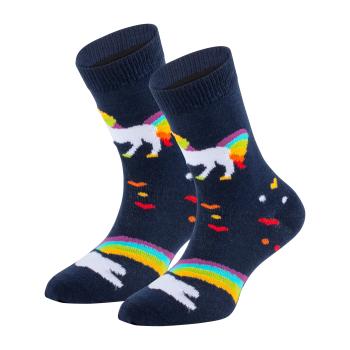 6 Paar TippTexx 24 Kinder Socken Einhorn