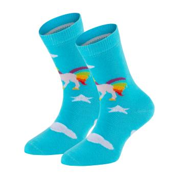 6 Paar TippTexx 24 Kinder Socken Einhorn