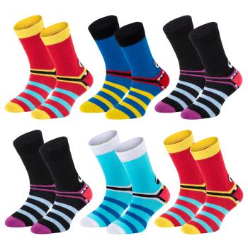 6 Paar TippTexx 24 Kinder Socken Freche Bande
