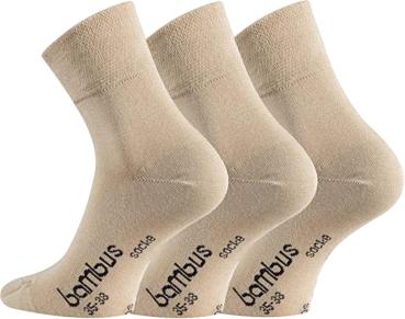 Preview: 6 Paar TippTexx 24 Bambus Socken mit kurzem Schaft, Quarter-Socken
