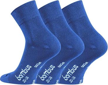 6 Paar TippTexx 24 Bambus Socken mit kurzem Schaft, Quarter-Socken