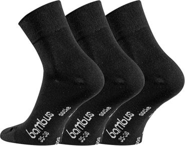 Preview: 6 Paar TippTexx 24 Bambus Socken mit kurzem Schaft, Quarter-Socken