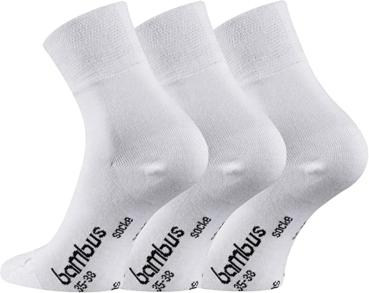 Preview: 6 Paar TippTexx 24 Bambus Socken mit kurzem Schaft, Quarter-Socken