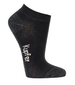 Preview: 6 Paar TippTexx 24 Bambus Sneakersocken mit Kupferfaser