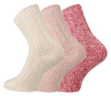Preview: 3 Paar TippTexx 24 superweiche Norwegersocken für Babys und Kinder