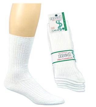 Preview: 10 Paar TippTexx 24 Arztsocken Schwesternsocken 100% Baumwolle kochfest