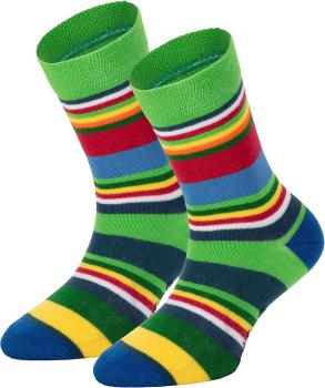 6 Paar TippTexx 24 Kinder Socken Gute Laune Ringel