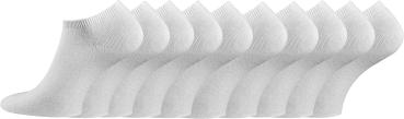 10 Paar TippTexx 24 Sneakersocken, Cotton Classic, handgekettelt