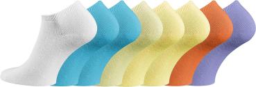 10 Paar TippTexx 24 Sneakersocken, Cotton Classic, handgekettelt