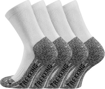 Preview: 4 Paar TippTexx 24 COOLMAX Unisex Trekkingsocken Wandersocken