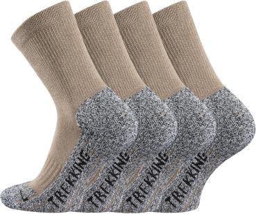 4 Paar TippTexx 24 COOLMAX Unisex Trekkingsocken Wandersocken