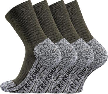 4 Paar TippTexx 24 COOLMAX Unisex Trekkingsocken Wandersocken