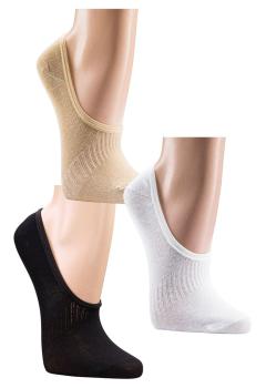6 Paar TippTexx 24 Bambus Füßlinge Footies für Damen & Herren