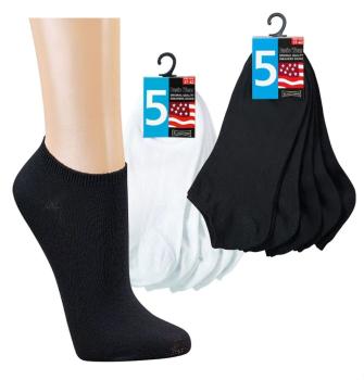 Preview: 10 Paar TippTexx 24 Sneakersocken, Cotton Classic, handgekettelt