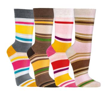 6 Paar TippTexx 24 Damensocken Tausendschön