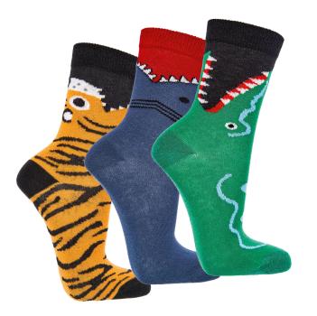 6 Paar TippTexx 24 Kinder Socken Gefährliche Tiere