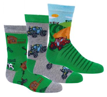 6 Paar TippTexx 24 Kinder Socken Trecker